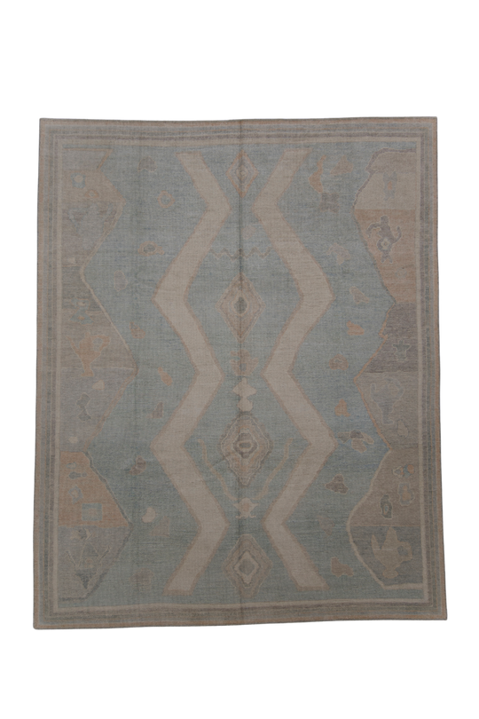 Turkish Oushak Rug 8'2" x 10'1" #12077