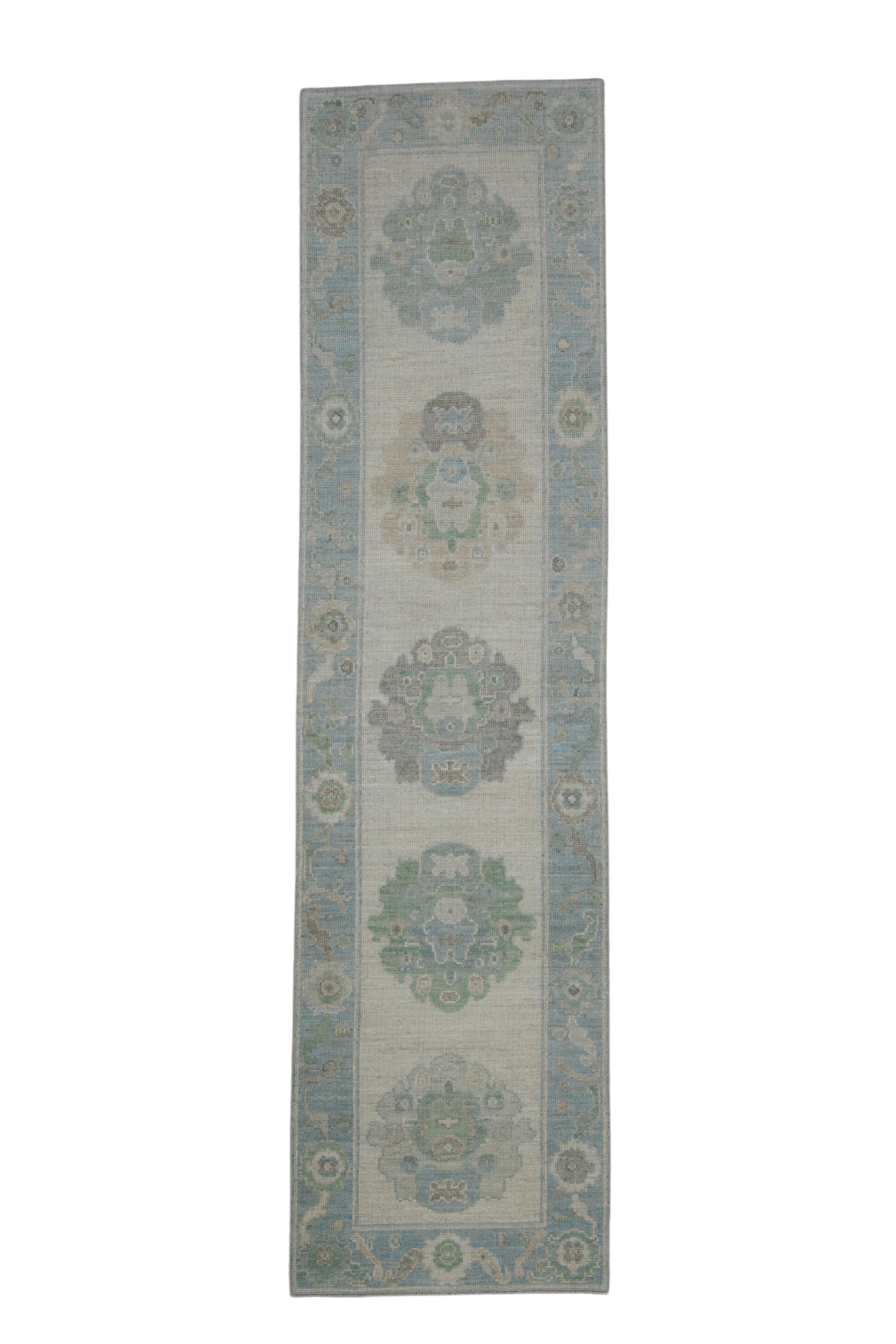 Turkish Oushak Rug 2'9" x 10'5" #11593