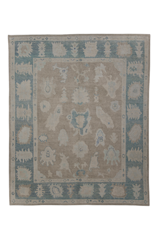 Turkish Oushak Rug 8' x 9'8" #11921