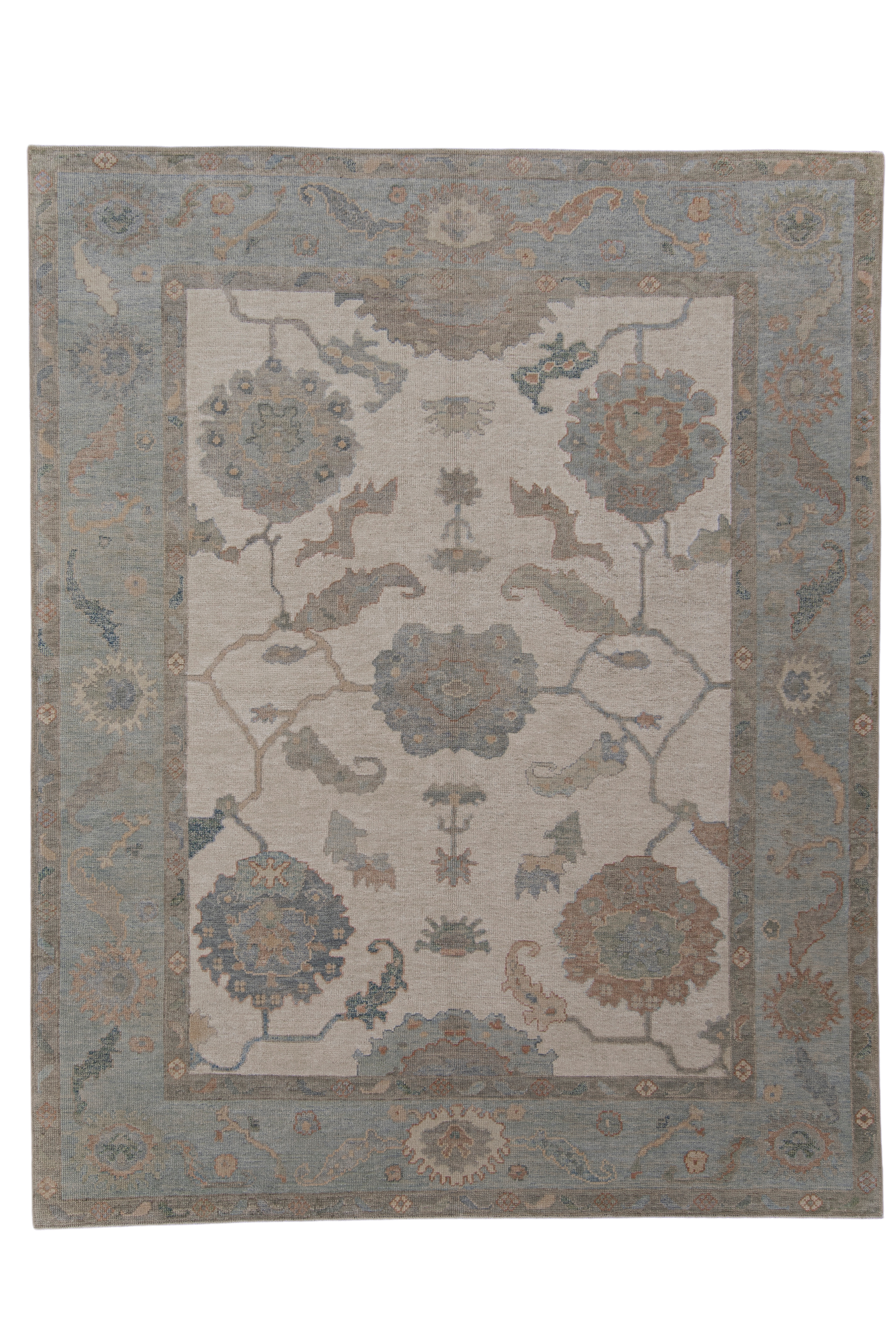 Turkish Oushak Rug 7'11" x 9'11" #12032