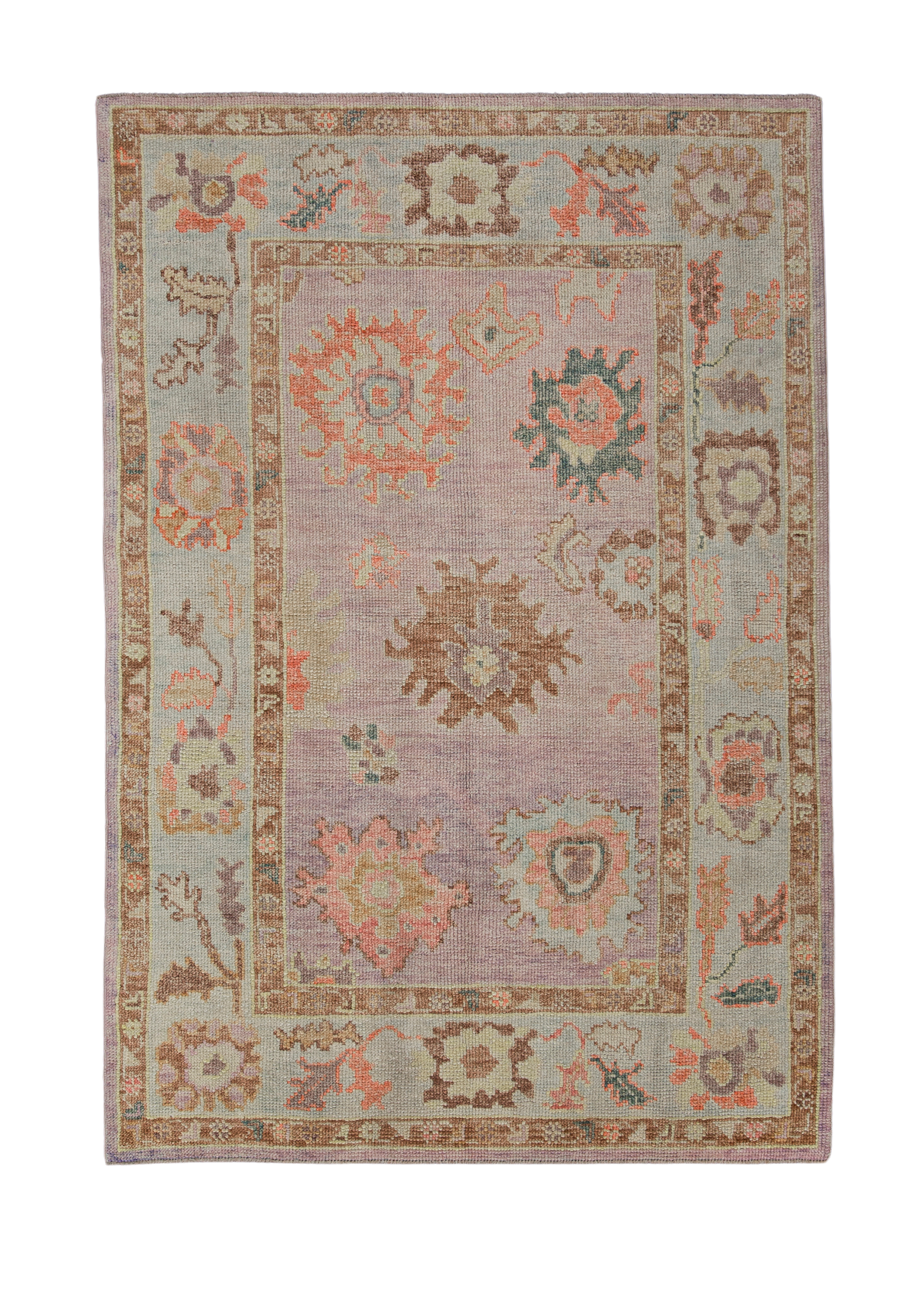 Turkish Oushak Rug 4'2" x 6'1" #2327