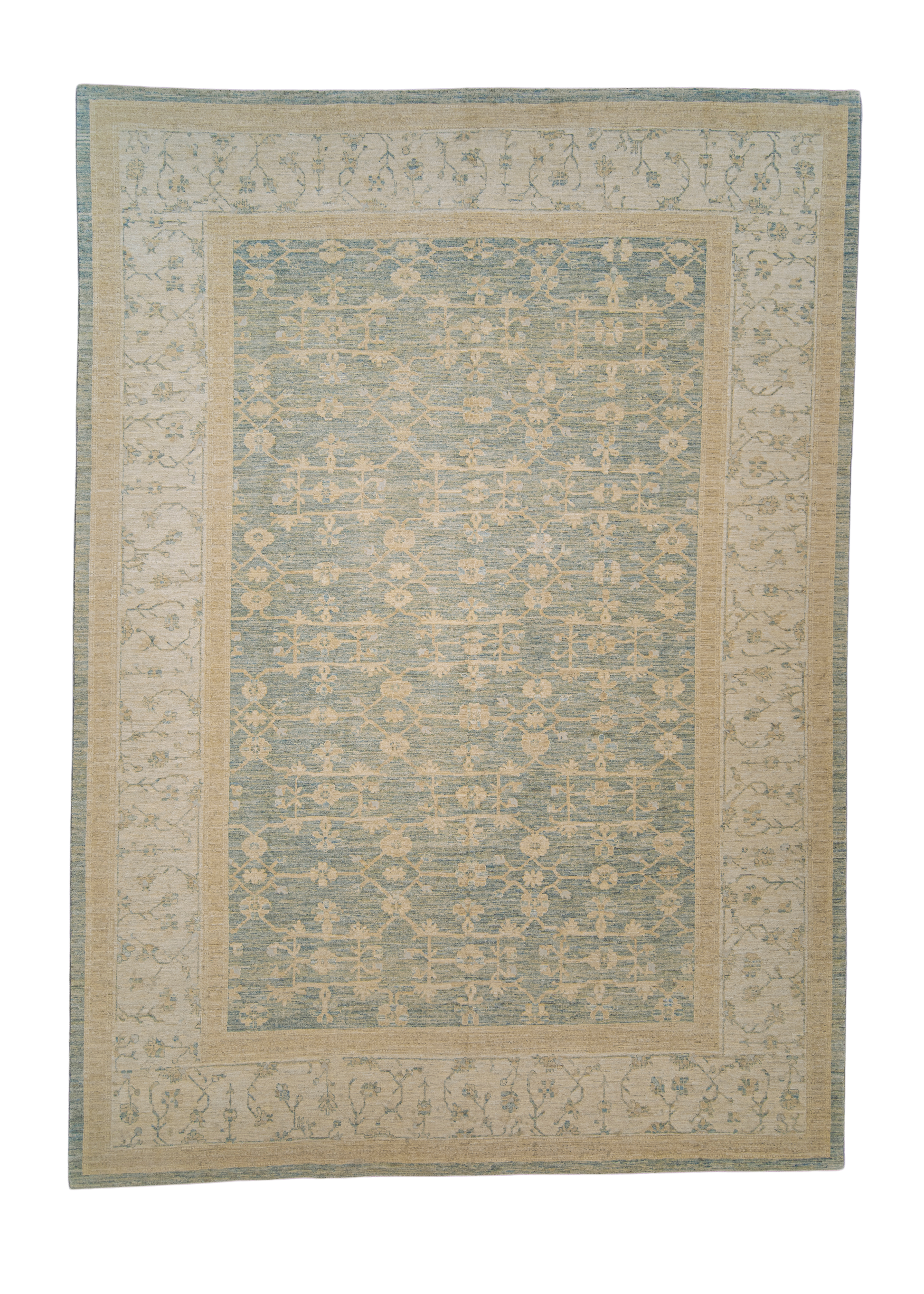 Antique Look Turkish Oushak Rug 10'4" x 14'3" # 11678