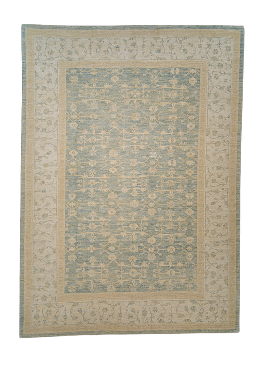 Antique Look Turkish Oushak Rug 10'4" x 14'3" # 11678