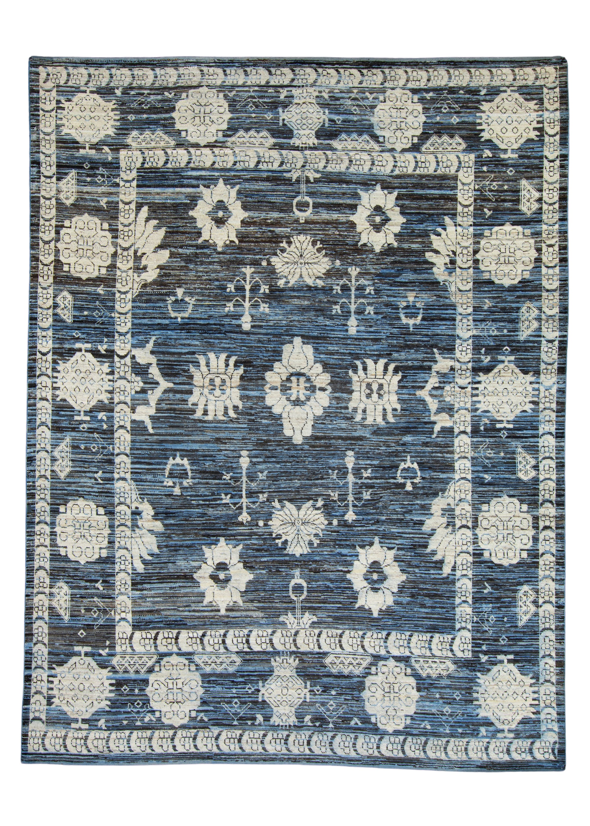 Oriental Hand Knotted Oushak Rug 9'5" x 12'4" #9036