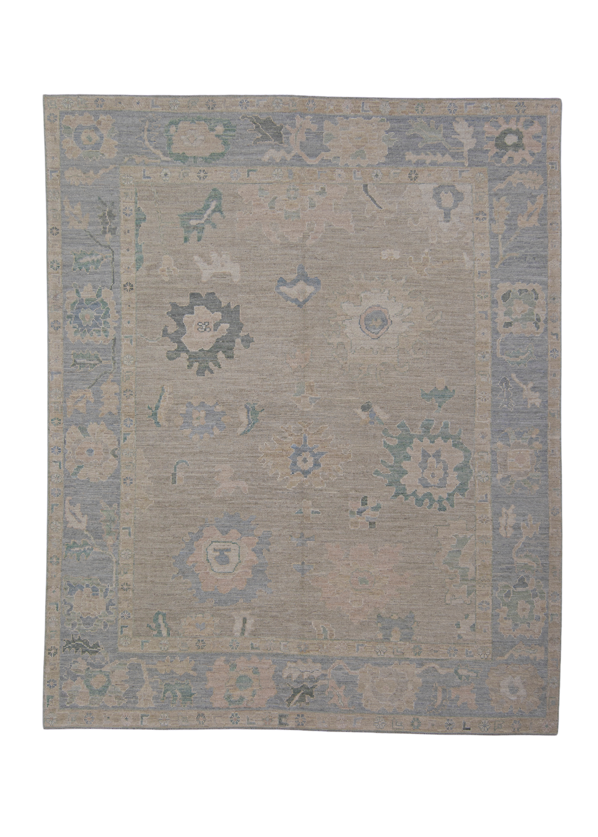 Turkish Oushak Rug 8'2" x 10' #11693