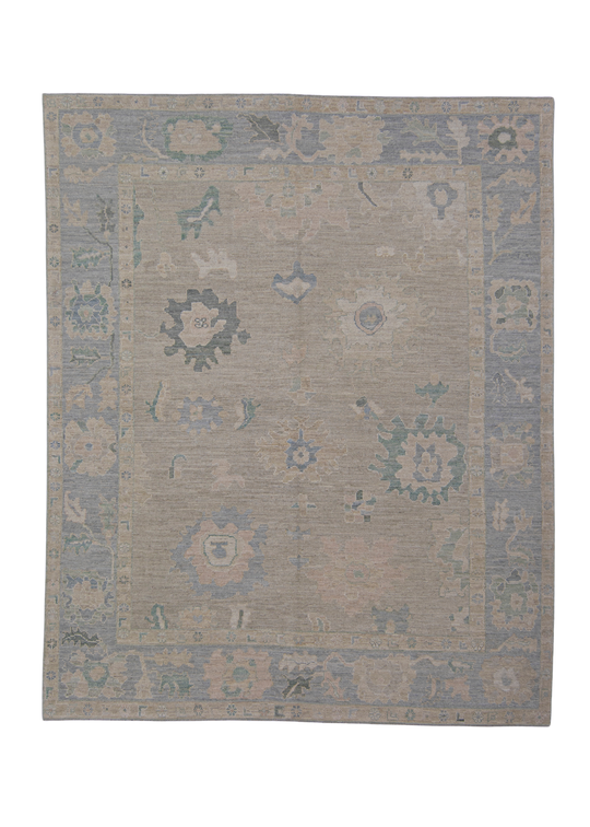 Turkish Oushak Rug 8'2" x 10' #11693