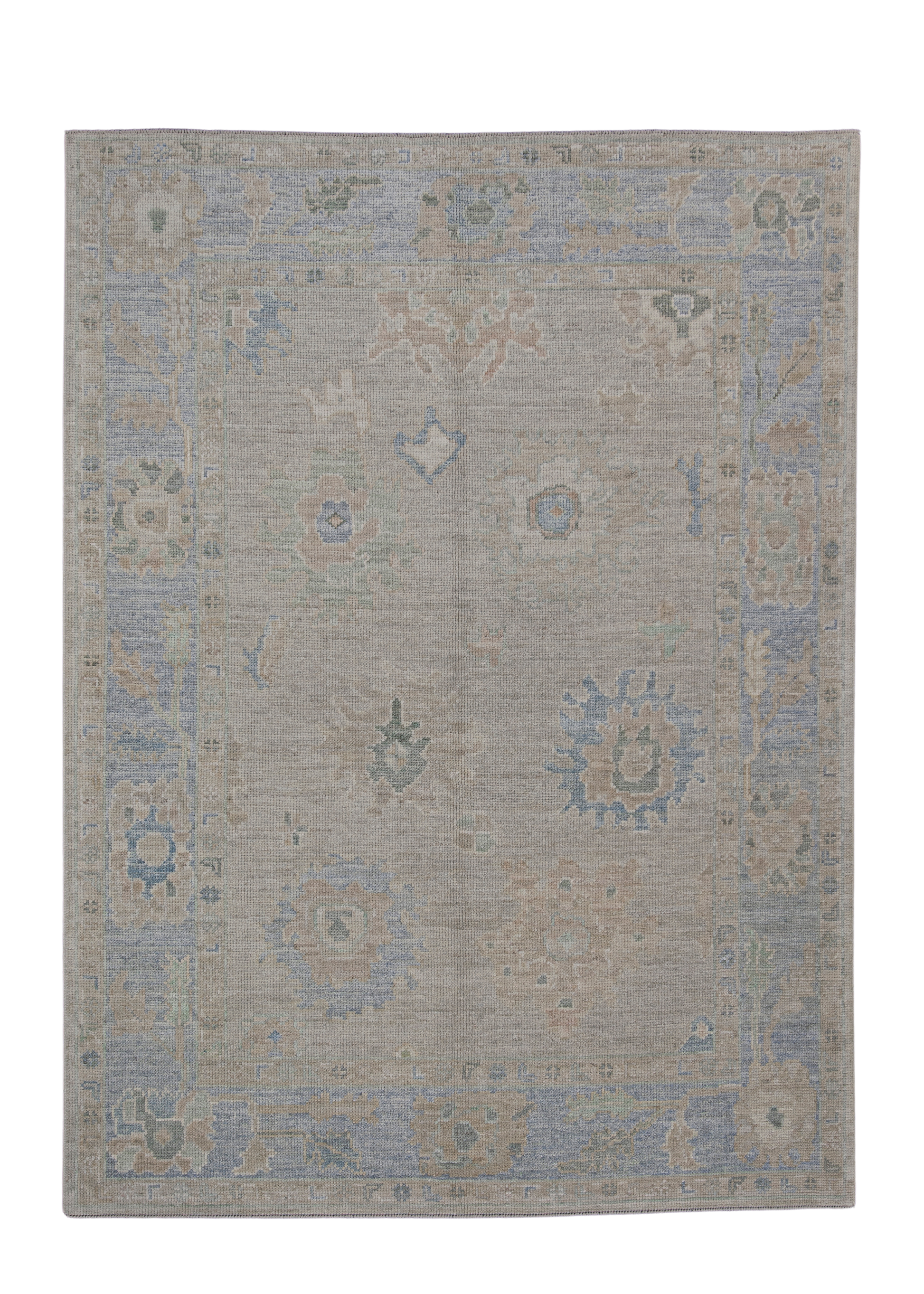Turkish Oushak Rug 5'1" x 6'10" #11581