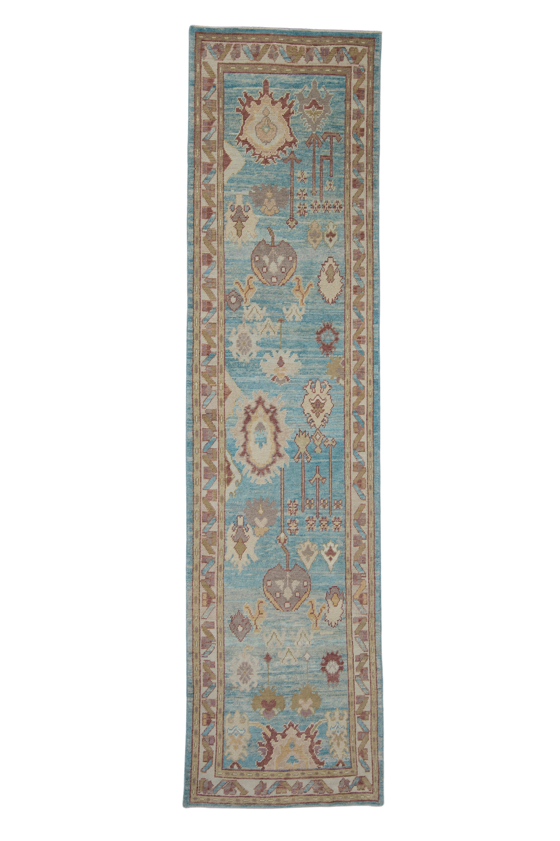 Turkish Oushak Rug 3' x 11'11" #2238