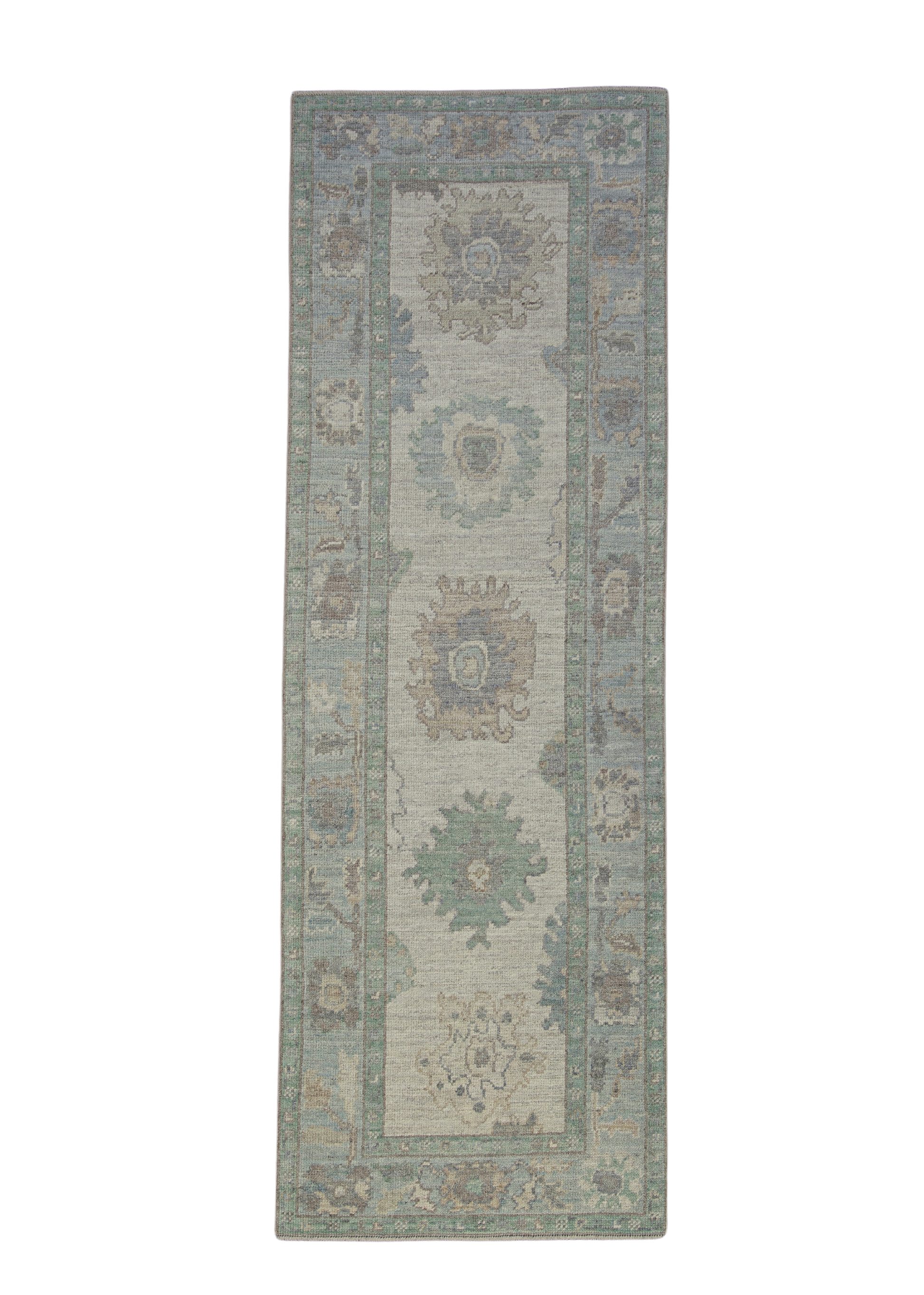 Turkish Oushak Rug 2'10" x 8'6" #11796