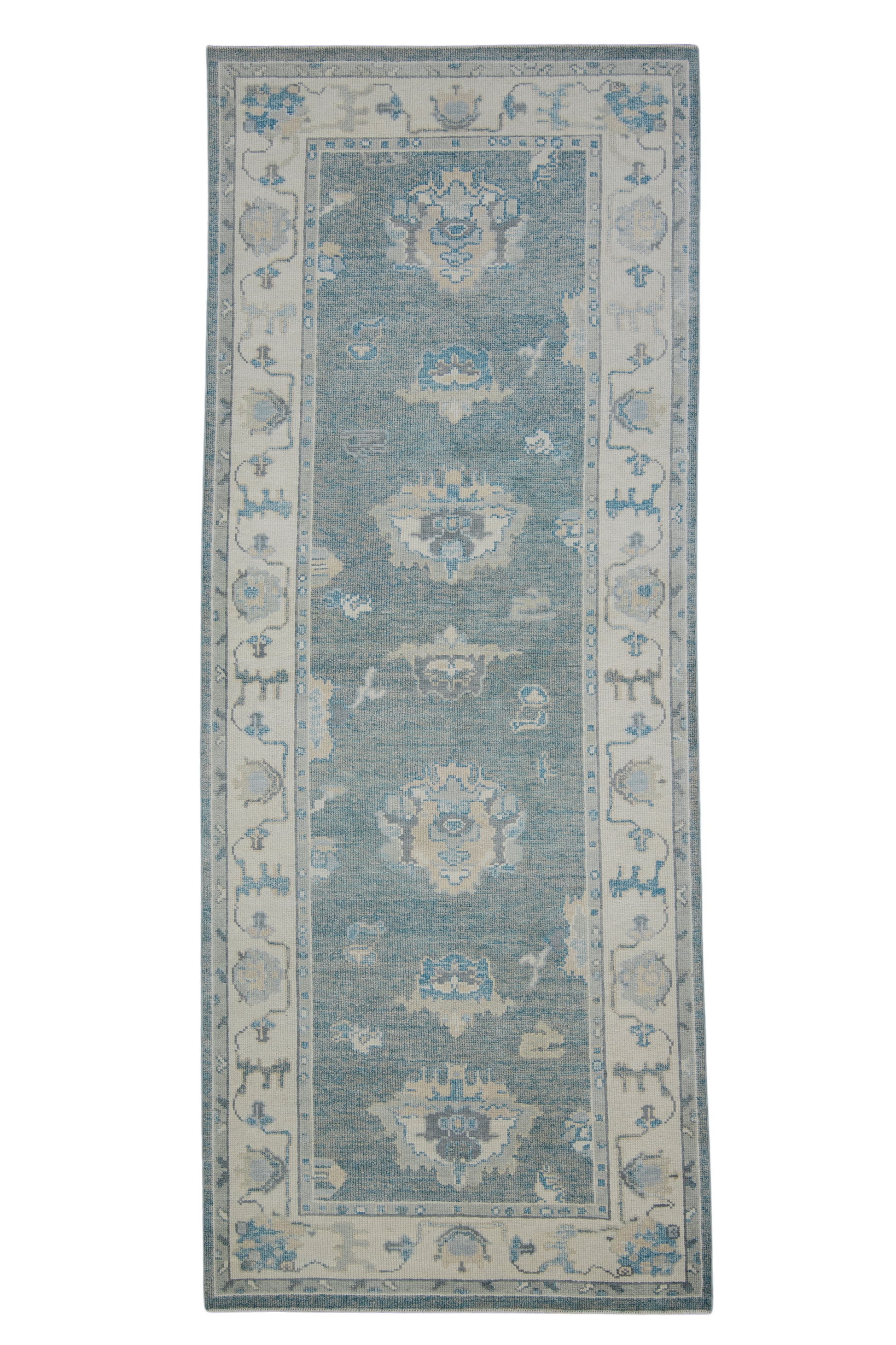 Turkish Oushak Rug 4'1" x 10'3" #11962