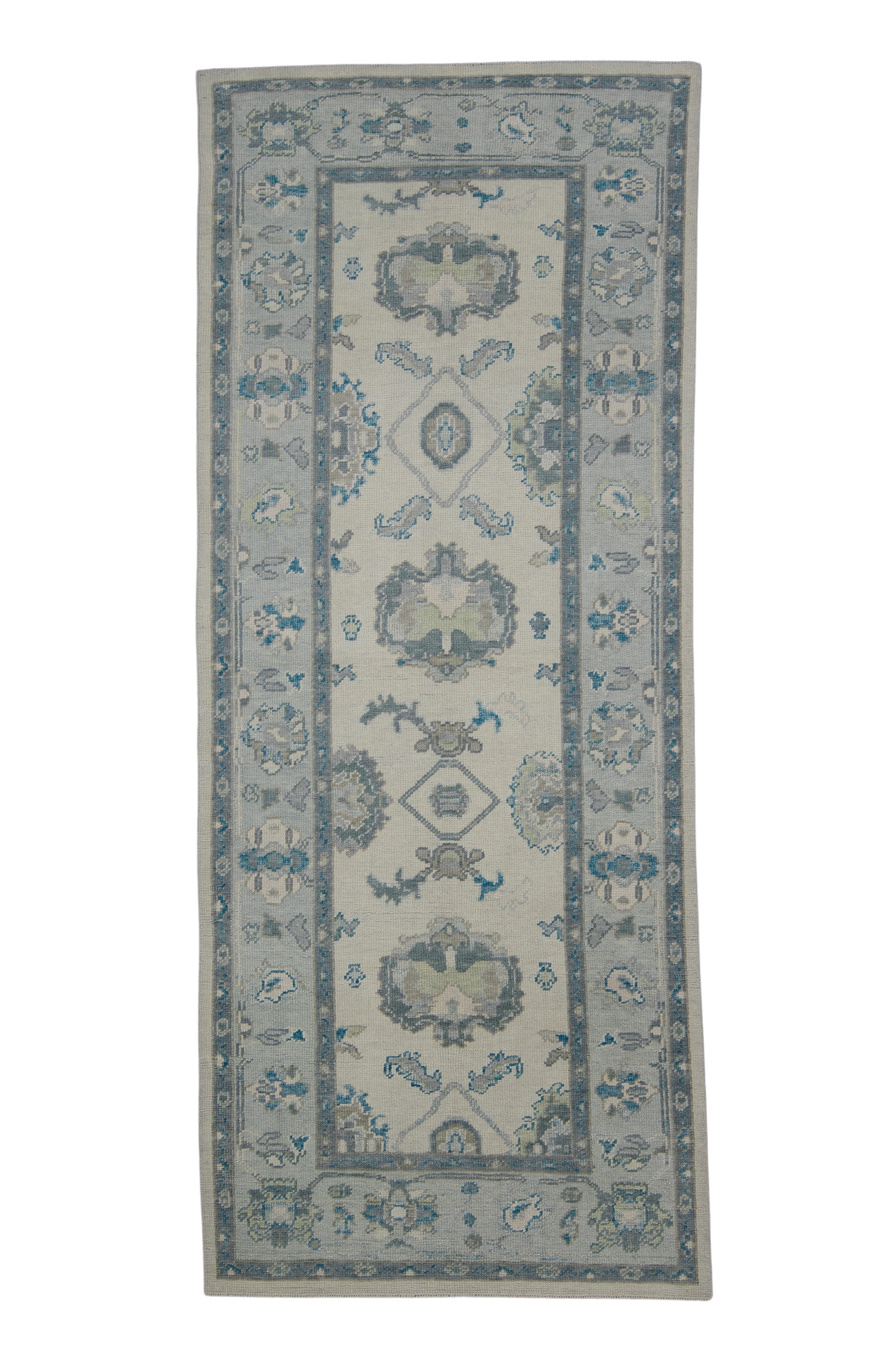 Turkish Oushak Rug 3'10" x 9'5" #7547