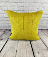 20 x 20 Hemp Pillow Turkish Cushion Natural Green Pillow Cushion Cover #6315