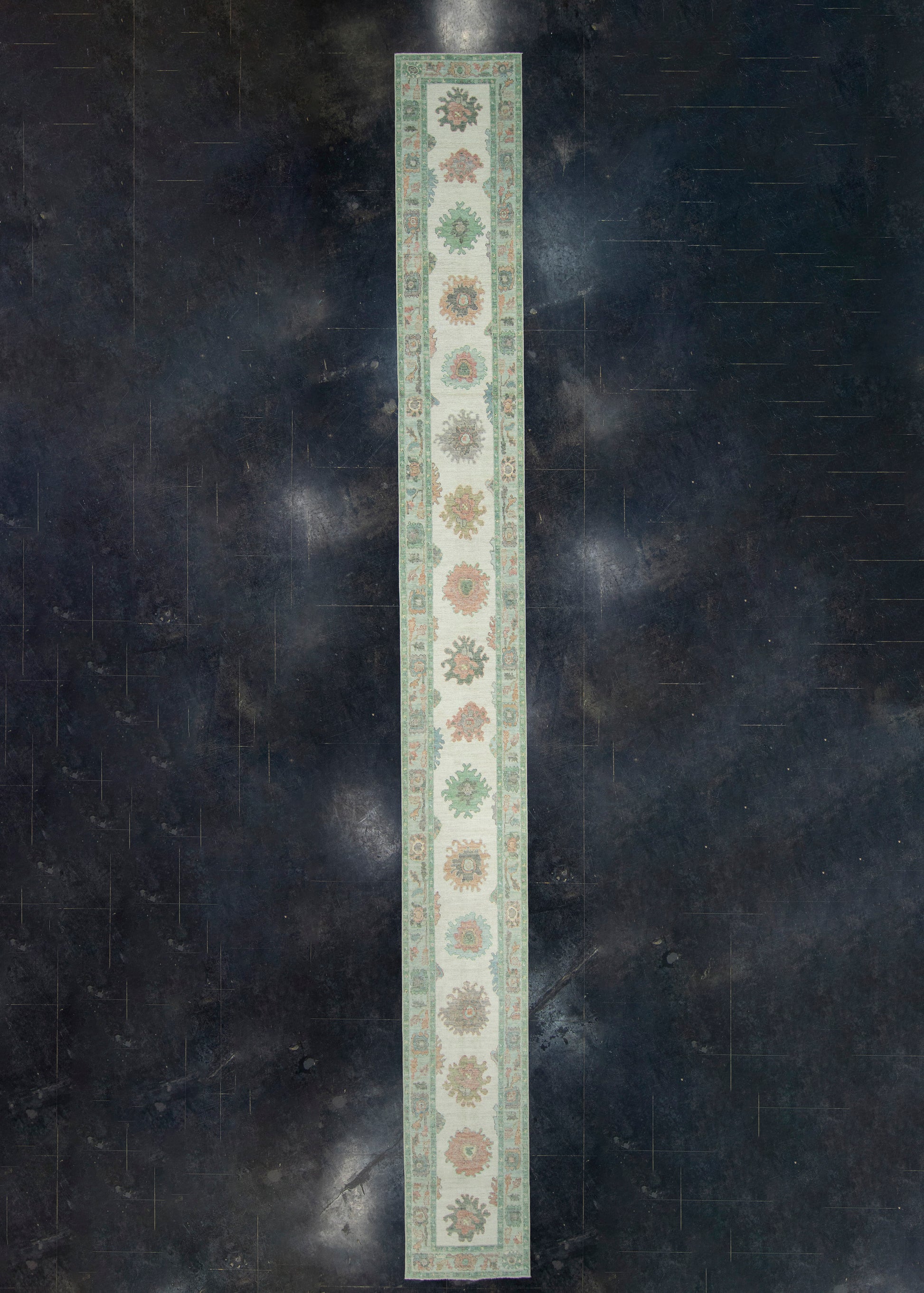 Turkish Oushak Runner Rug 2'9" x 26'8" #17530