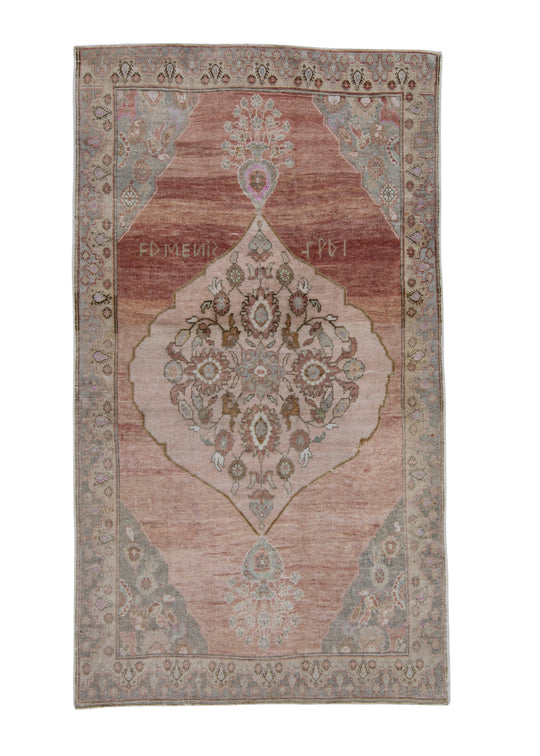 Turkish Vintage Anatolian Rug 4'4" x 7'8" #6021