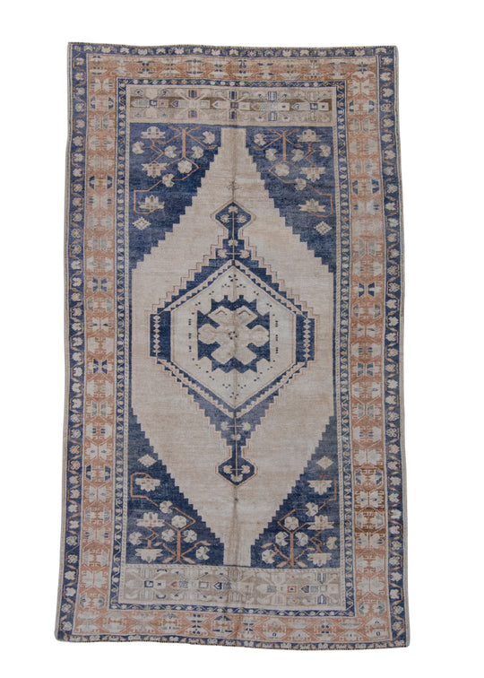 Turkish Vintage Anatolian Rug 5'1" x 8'9" #6002