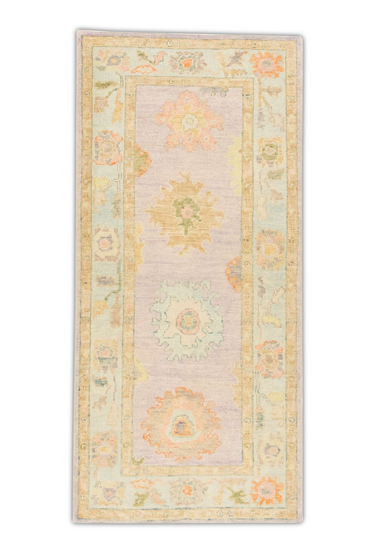 #654 Turkish Oushak 3'2" x 6'10"