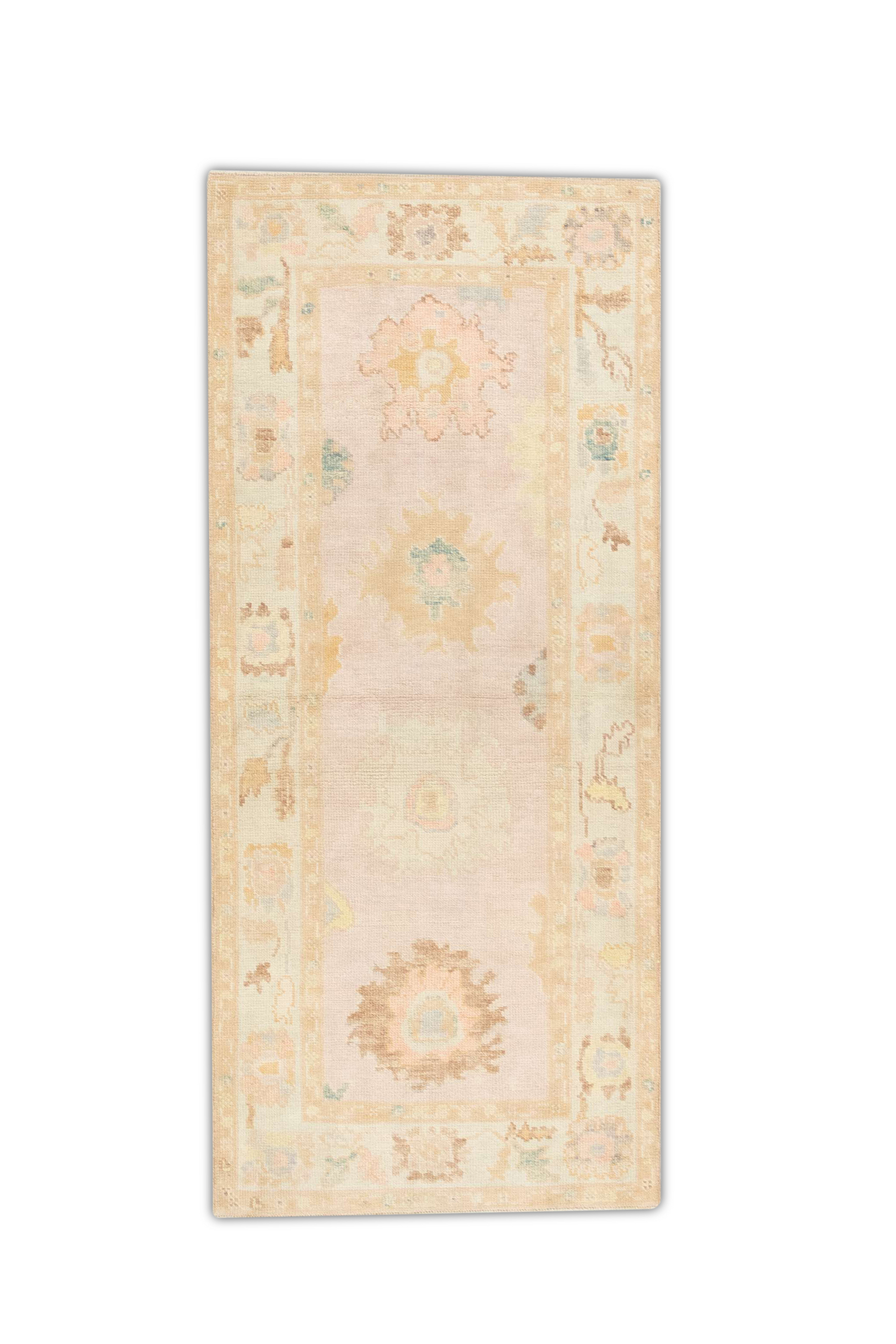 Turkish Oushak Rug 3' x 6'3" #992