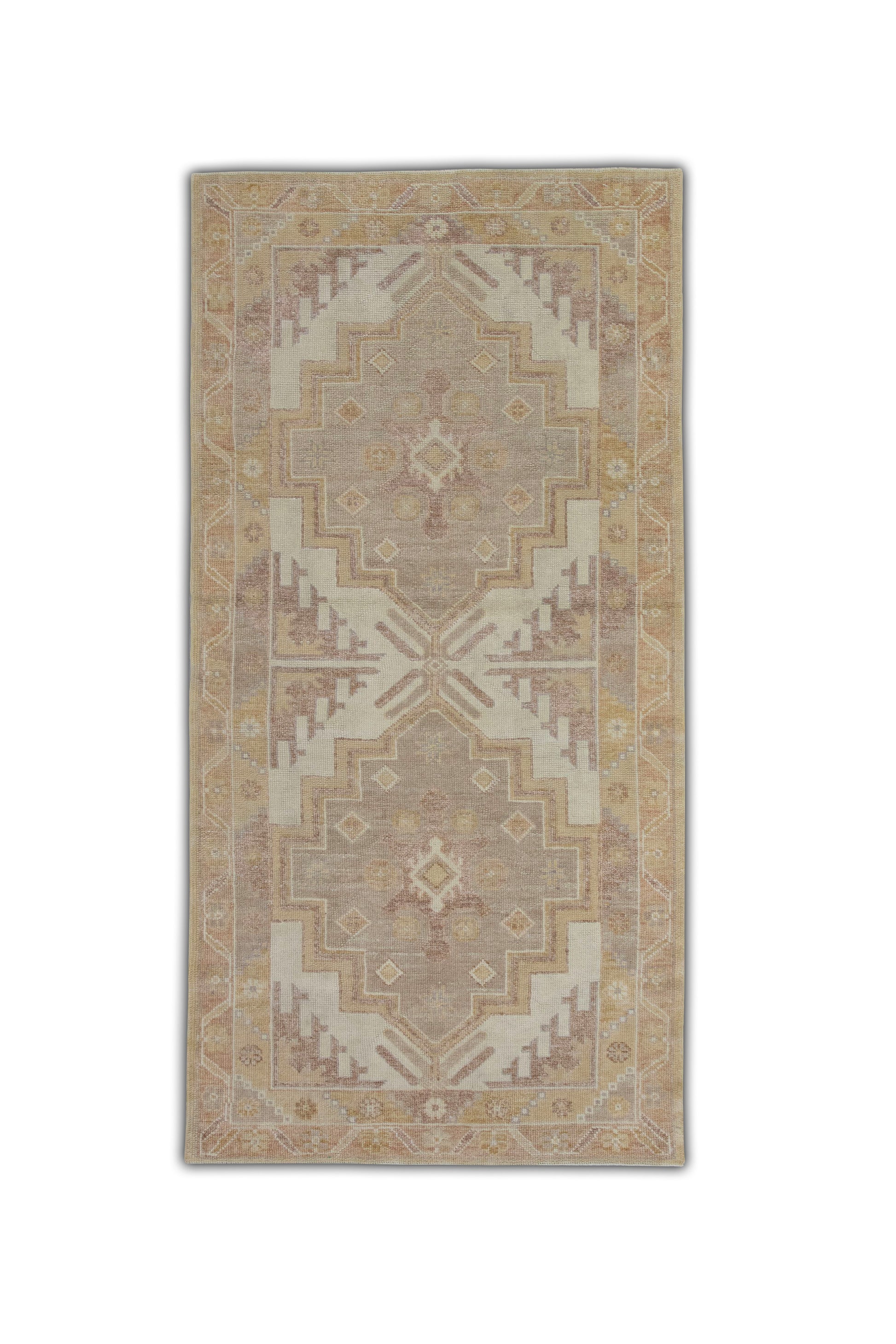 Turkish Oushak Rug 4'3" x 8'4" #5951