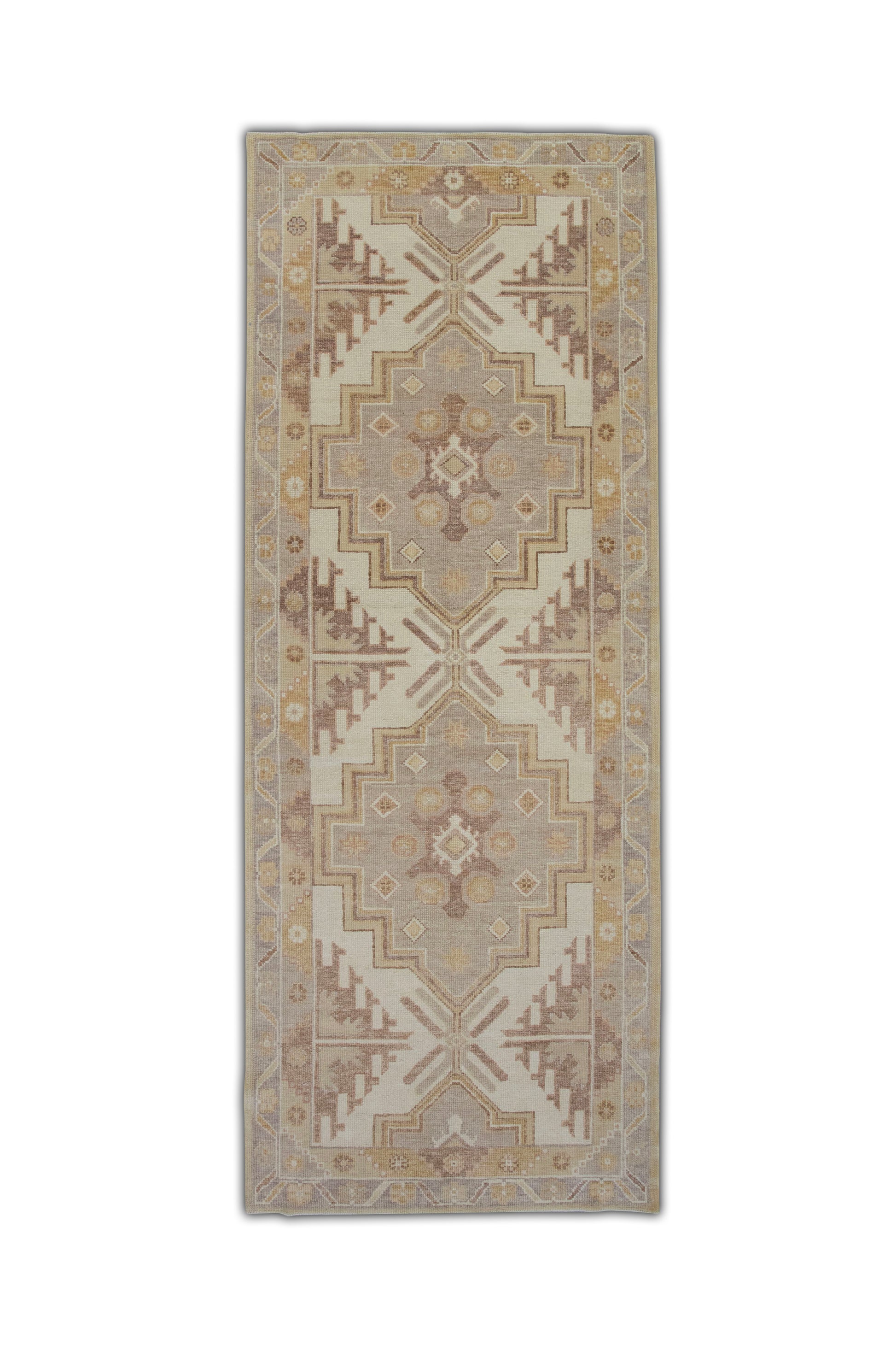 Turkish Oushak Rug 4'3" x 10'6" #5892