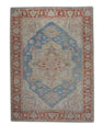 Turkish Antique Look Oushak Rug 10'4" x 14'3"  #5975