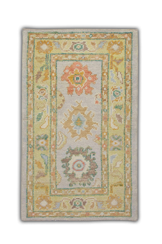 #6035 Turkish Oushak 2'2" x 3'6"