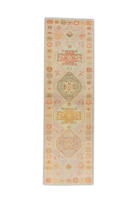 #1168 Turkish Oushak 3' x 10'