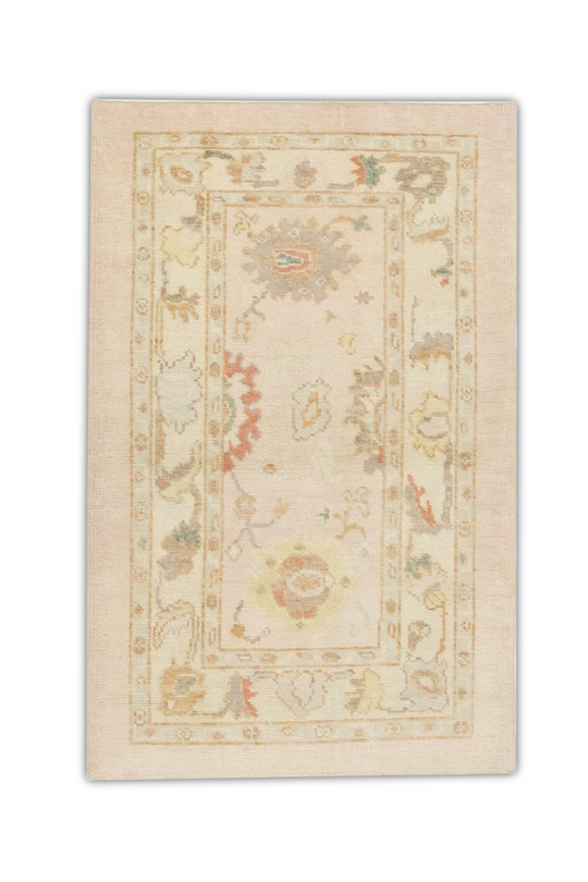 #767 Turkish Oushak 3'6" x 4'11"