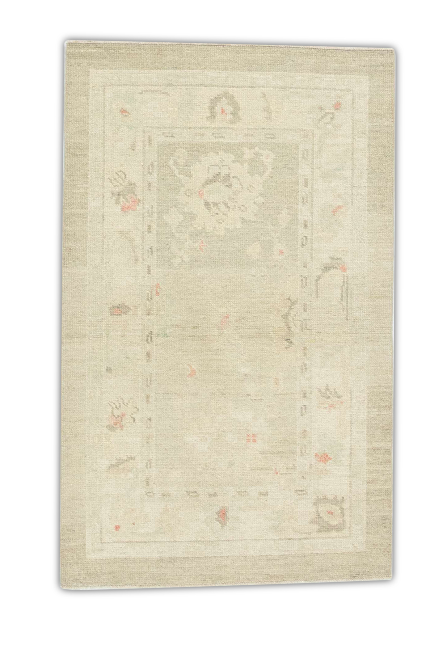 Turkish Oushak Rug 3'1" x 4'11" #1330