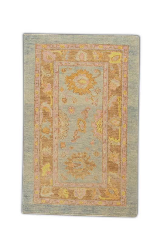 #85 Turkish Oushak 3'2" x 4'11"