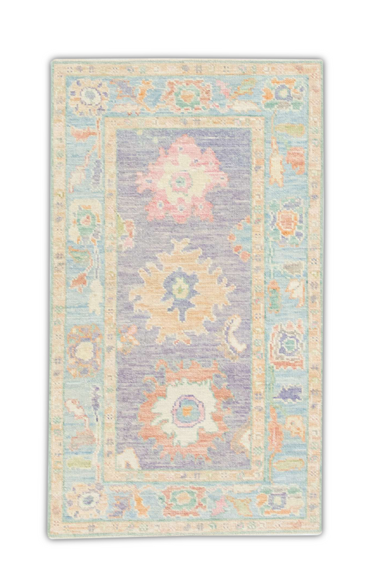 #1081 Turkish Oushak 2'10" x 5'