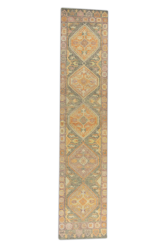 #1152 Turkish Oushak 2'9" x 13'3"