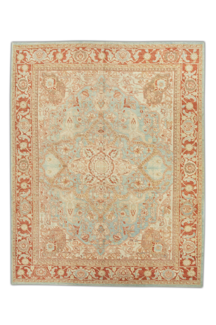 Turkish Antique Look Oushak Rug 8'6" x 11'2"  #227
