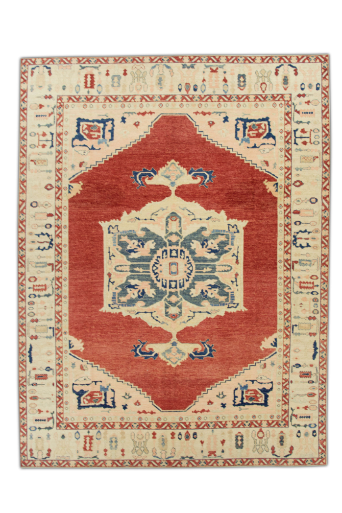 Turkish Antique Look Oushak Rug 9' x 12'4"  #228