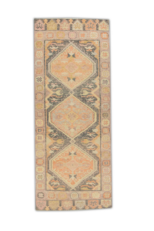 #878 Turkish Oushak 2'11" x 7'5"