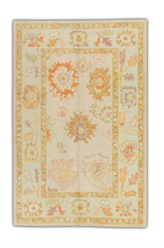 #263 Turkish Oushak 4'2" x 6'2"