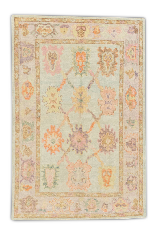 #279 Turkish Oushak 4' x 5'10"