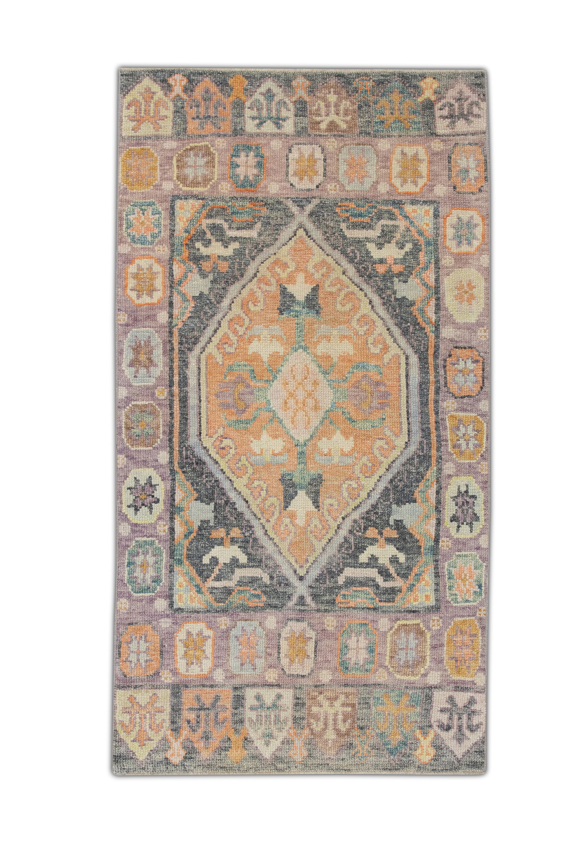 Turkish Oushak Rug 2'11" x 5'7" #4381