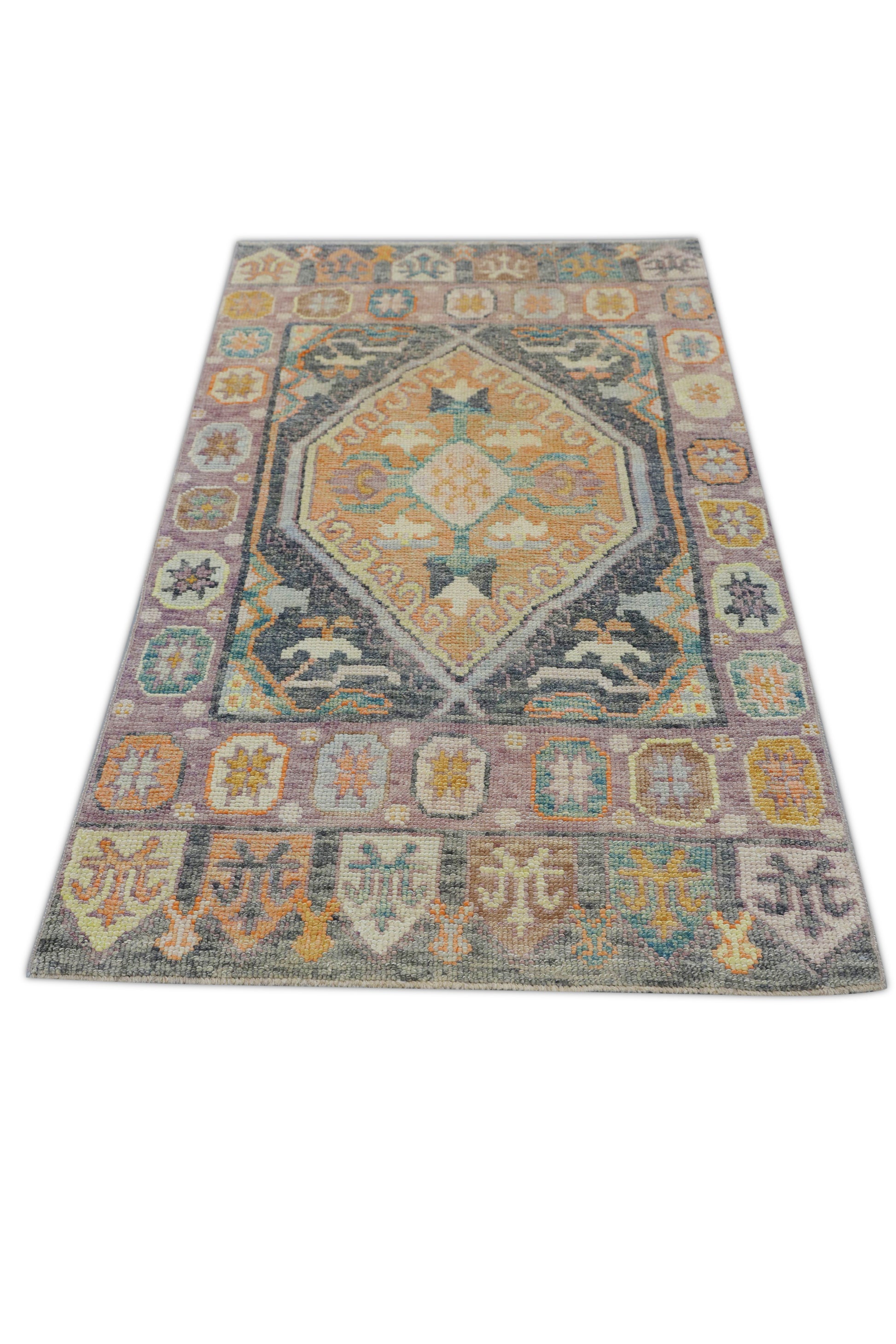 Turkish Oushak Rug 2'11" x 5'7" #4381
