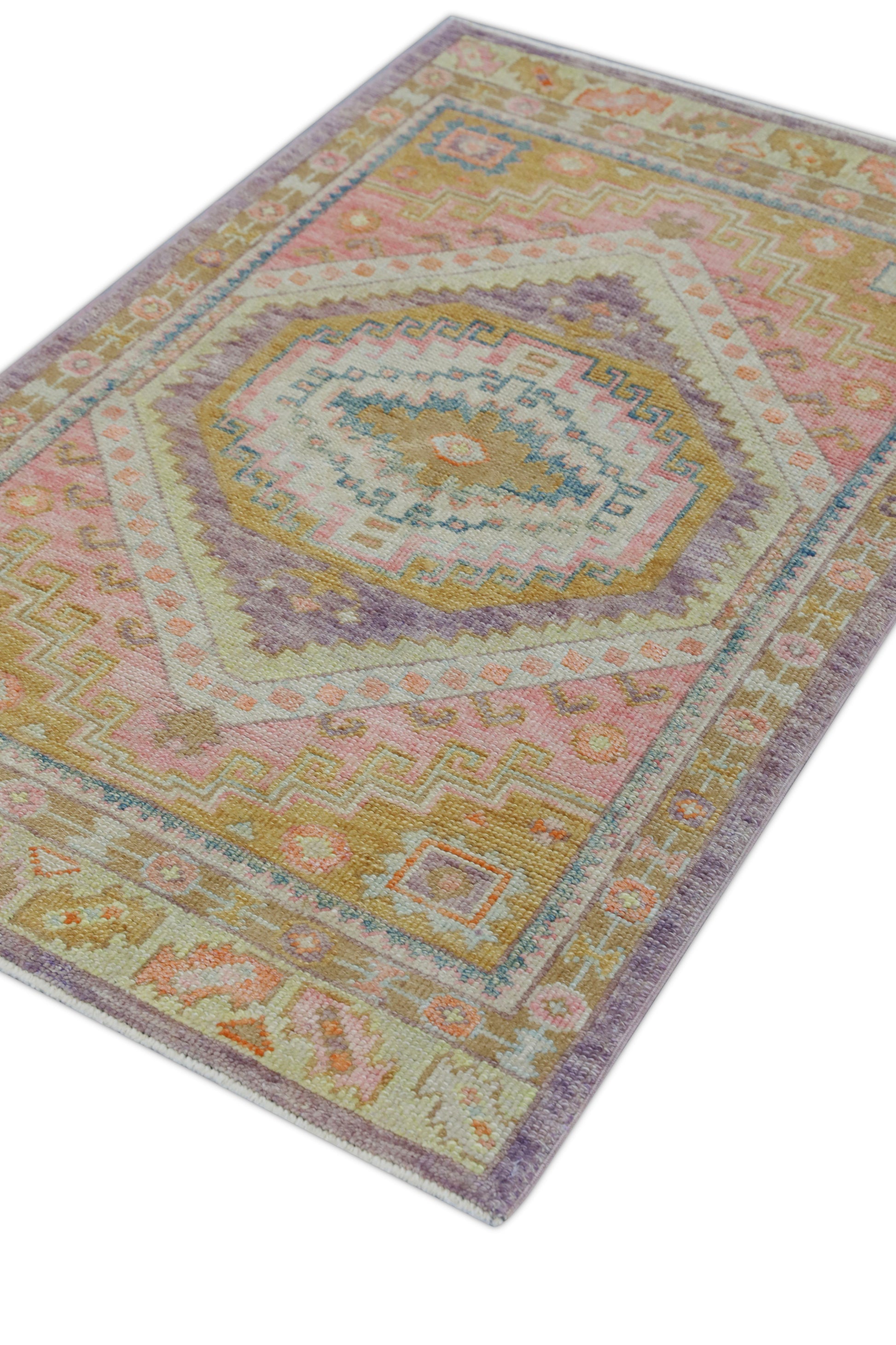 Turkish Oushak Rug 3' x 4'10" #4292