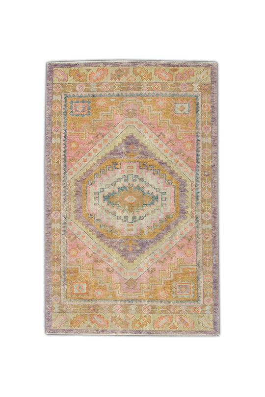 #4292 Turkish Oushak 3' x 4'10"