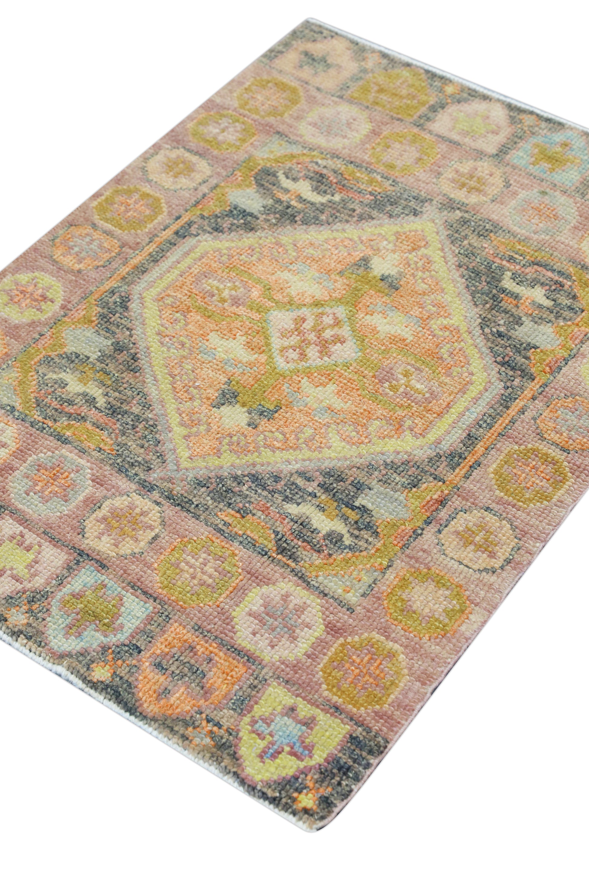 Turkish Oushak Rug 2'4" x 3'1" #4127