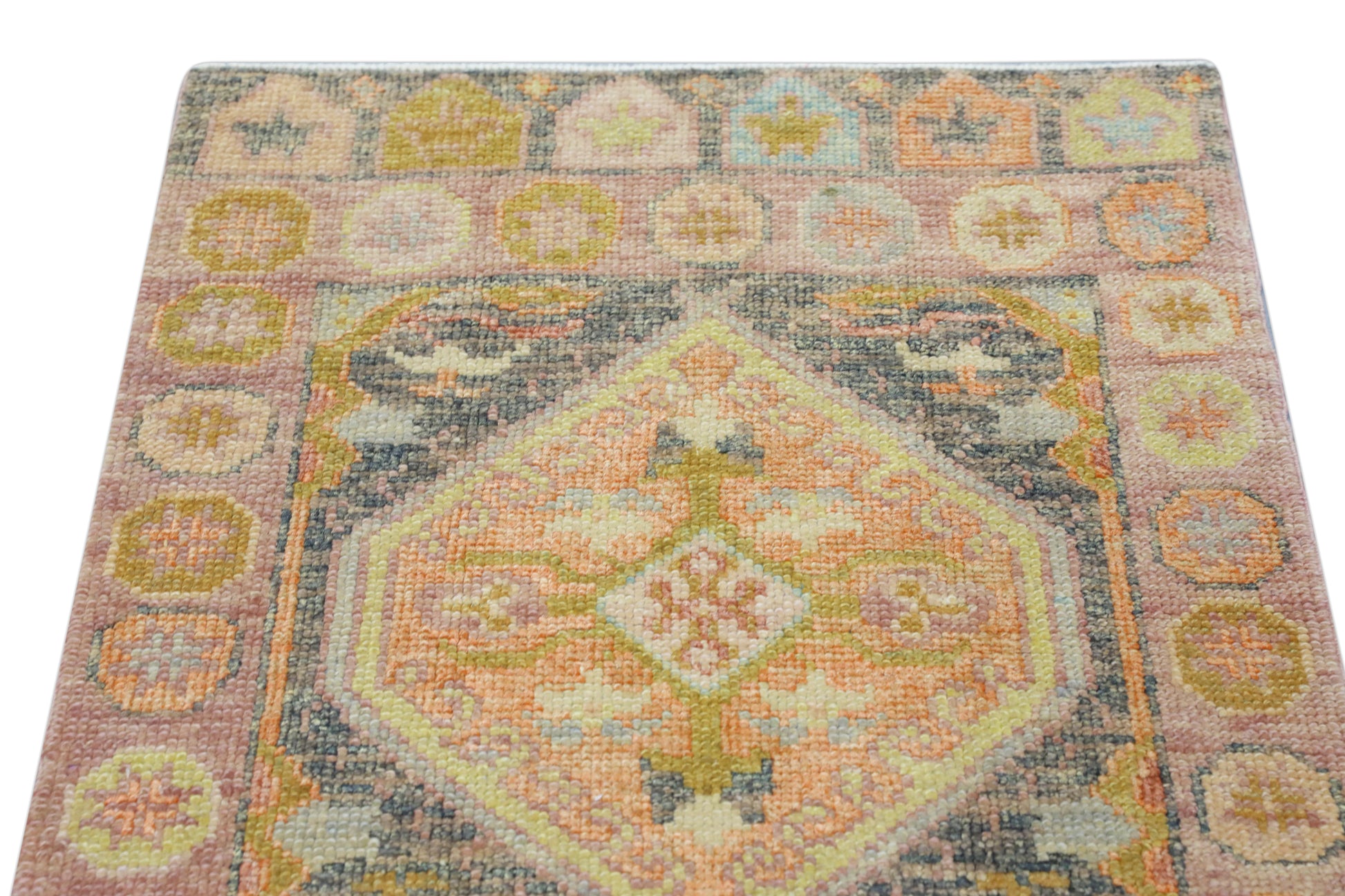 Turkish Oushak Rug 2'4" x 3'1" #4127