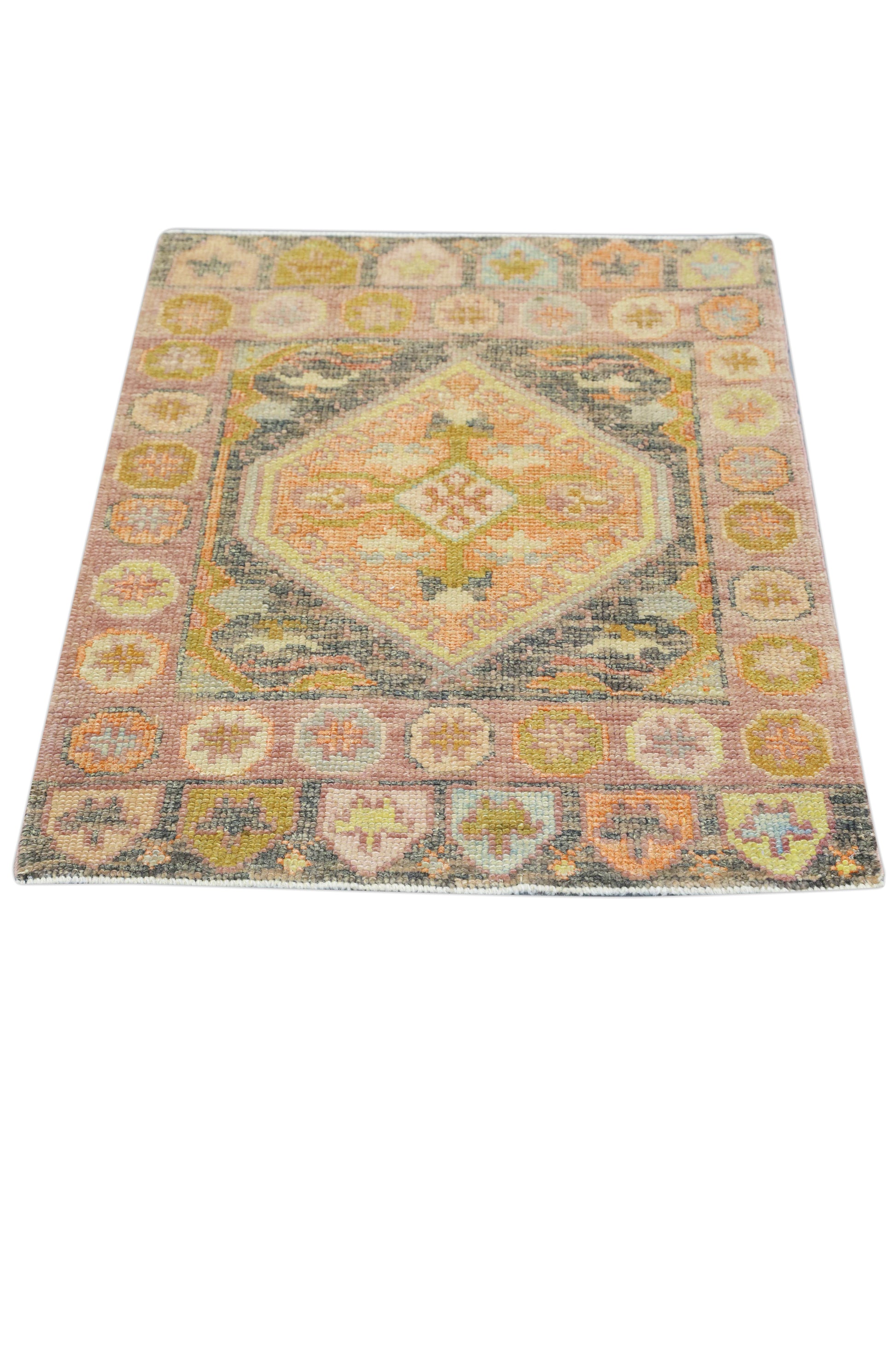Turkish Oushak Rug 2'4" x 3'1" #4127