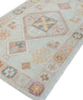 Turkish Oushak Rug 4'1" x 6'5" #4301
