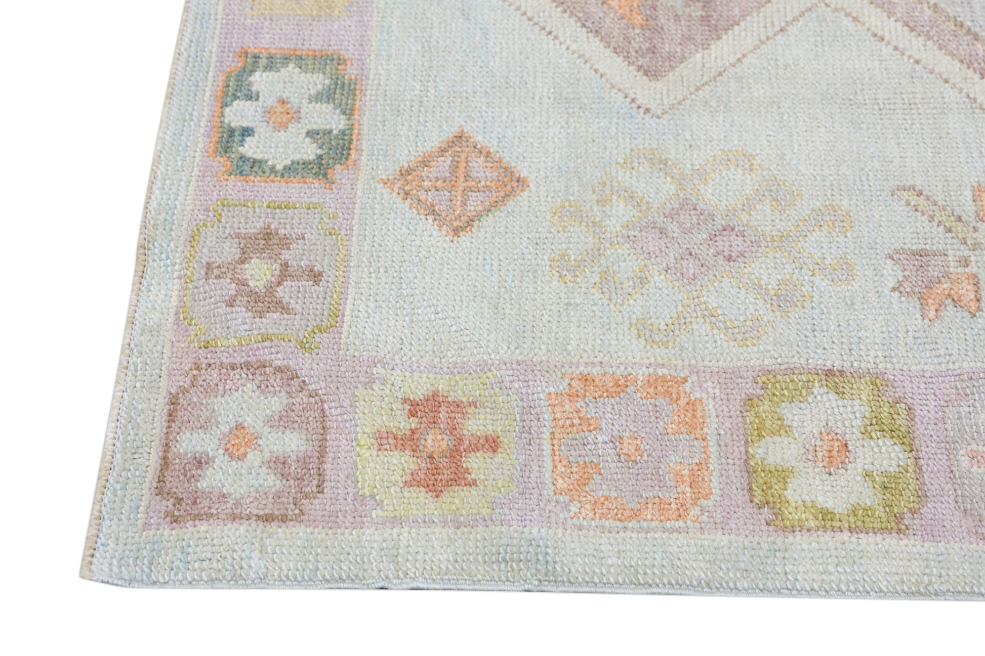 Turkish Oushak Rug 4'1" x 6'5" #4301