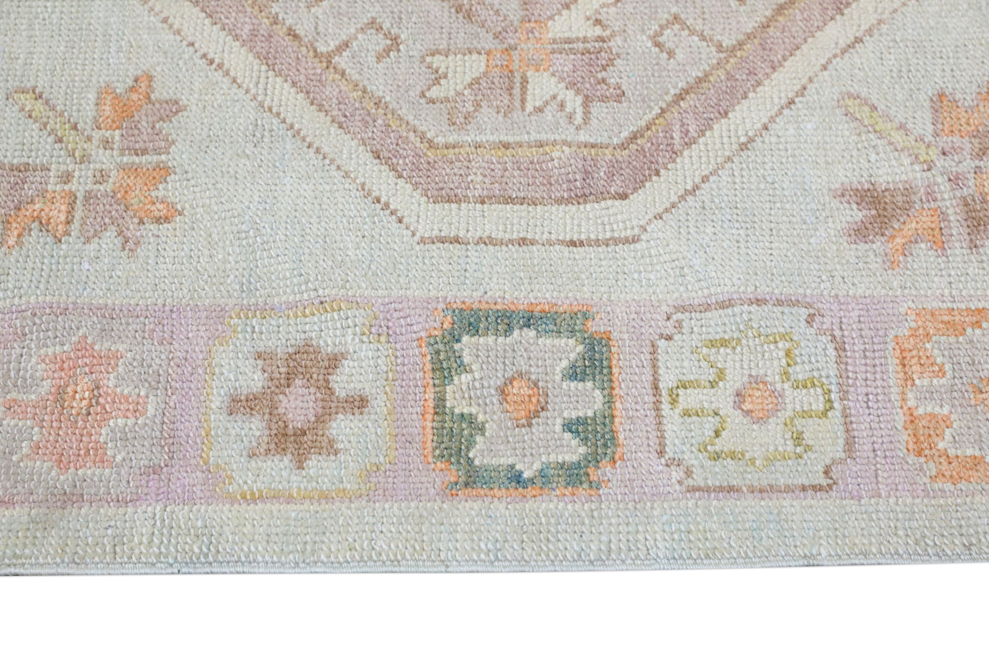 Turkish Oushak Rug 4'1" x 6'5" #4301