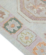 Turkish Oushak Rug 4'1" x 6'5" #4301