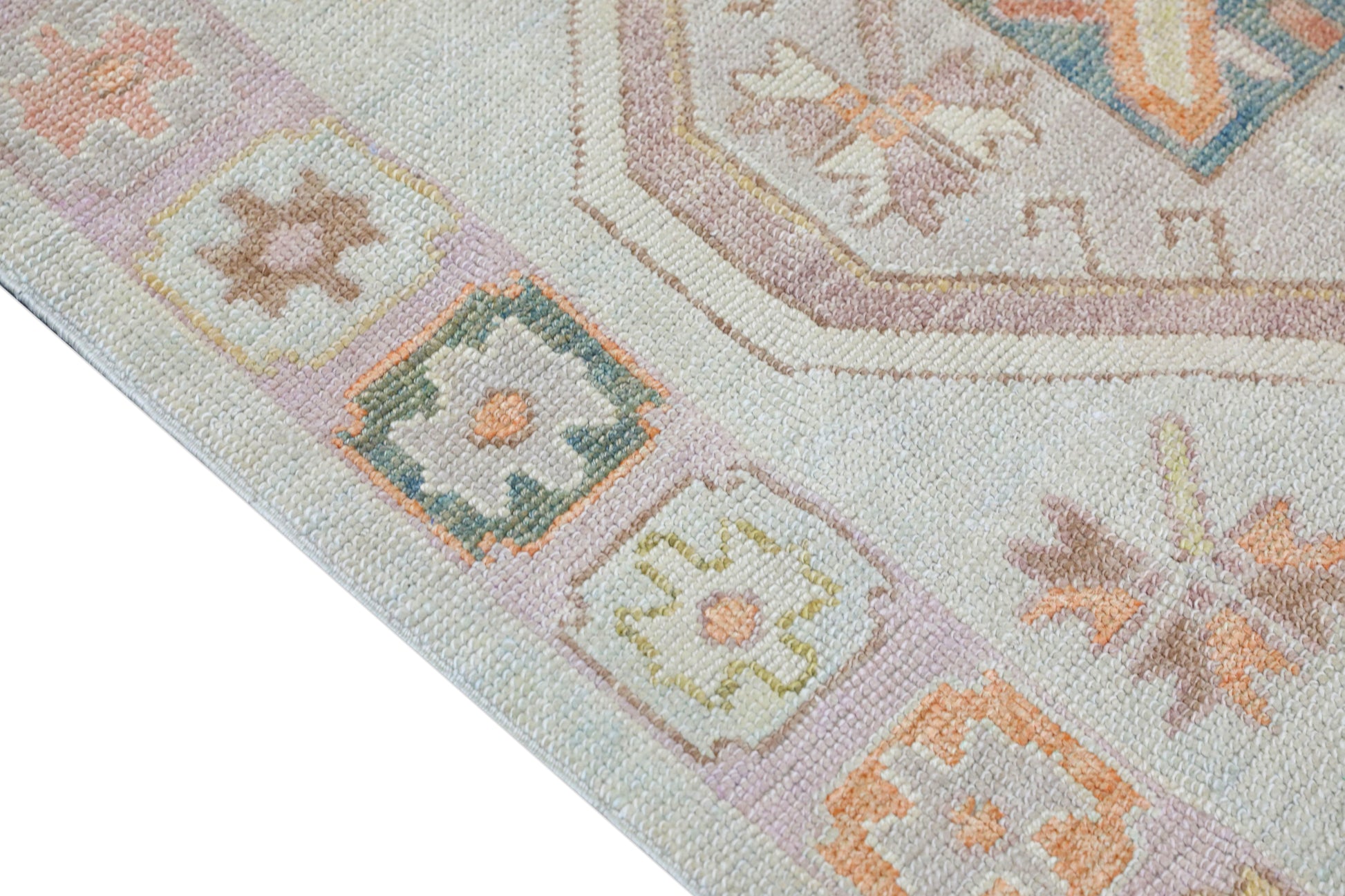 Turkish Oushak Rug 4'1" x 6'5" #4301