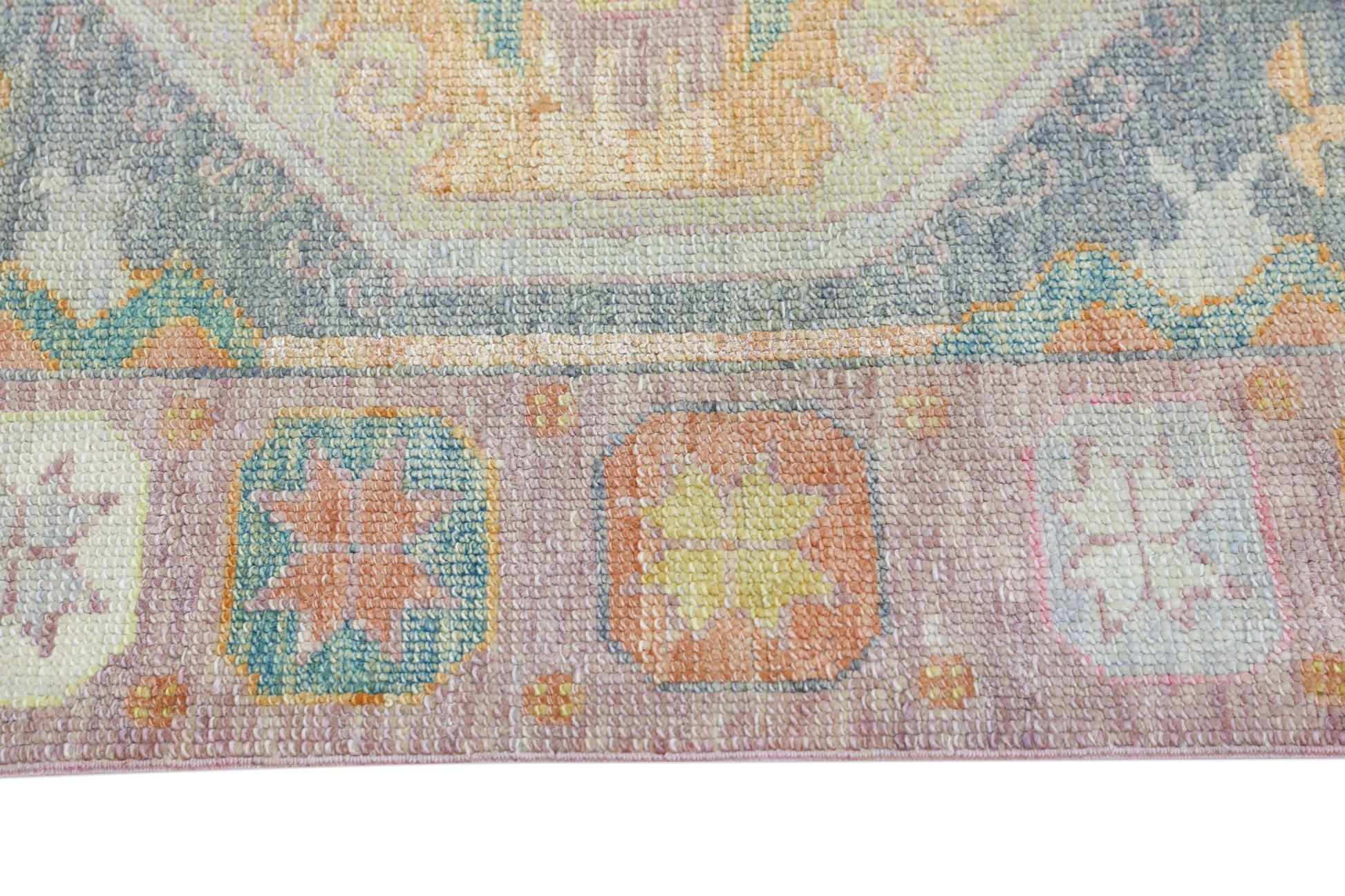 Turkish Oushak Rug 4'2" x 6'3" #4261