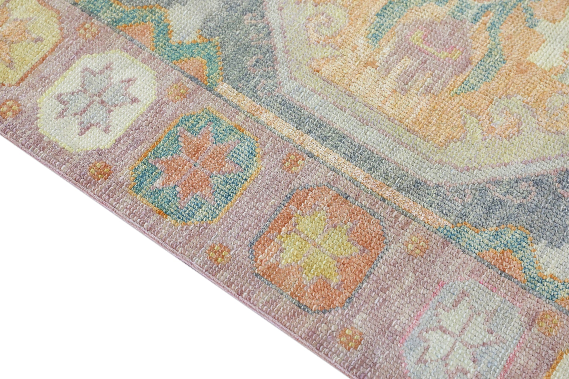 Turkish Oushak Rug 4'2" x 6'3" #4261